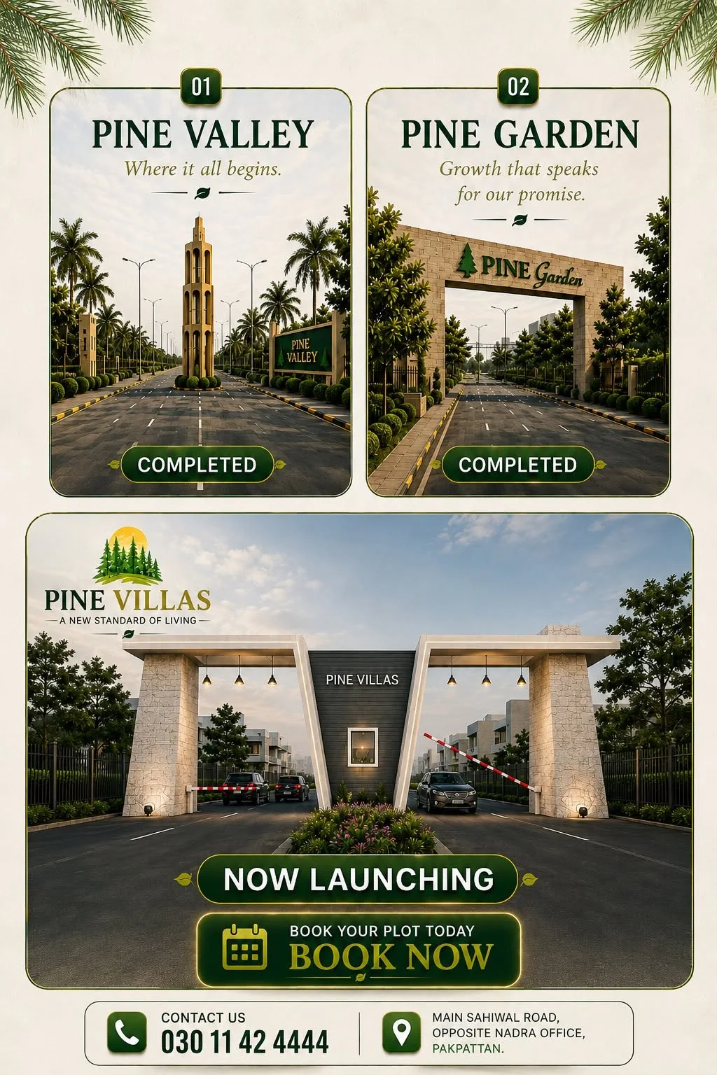 Premium Developers Pine Valley, Pine Garden and Pine Villas legacy poster