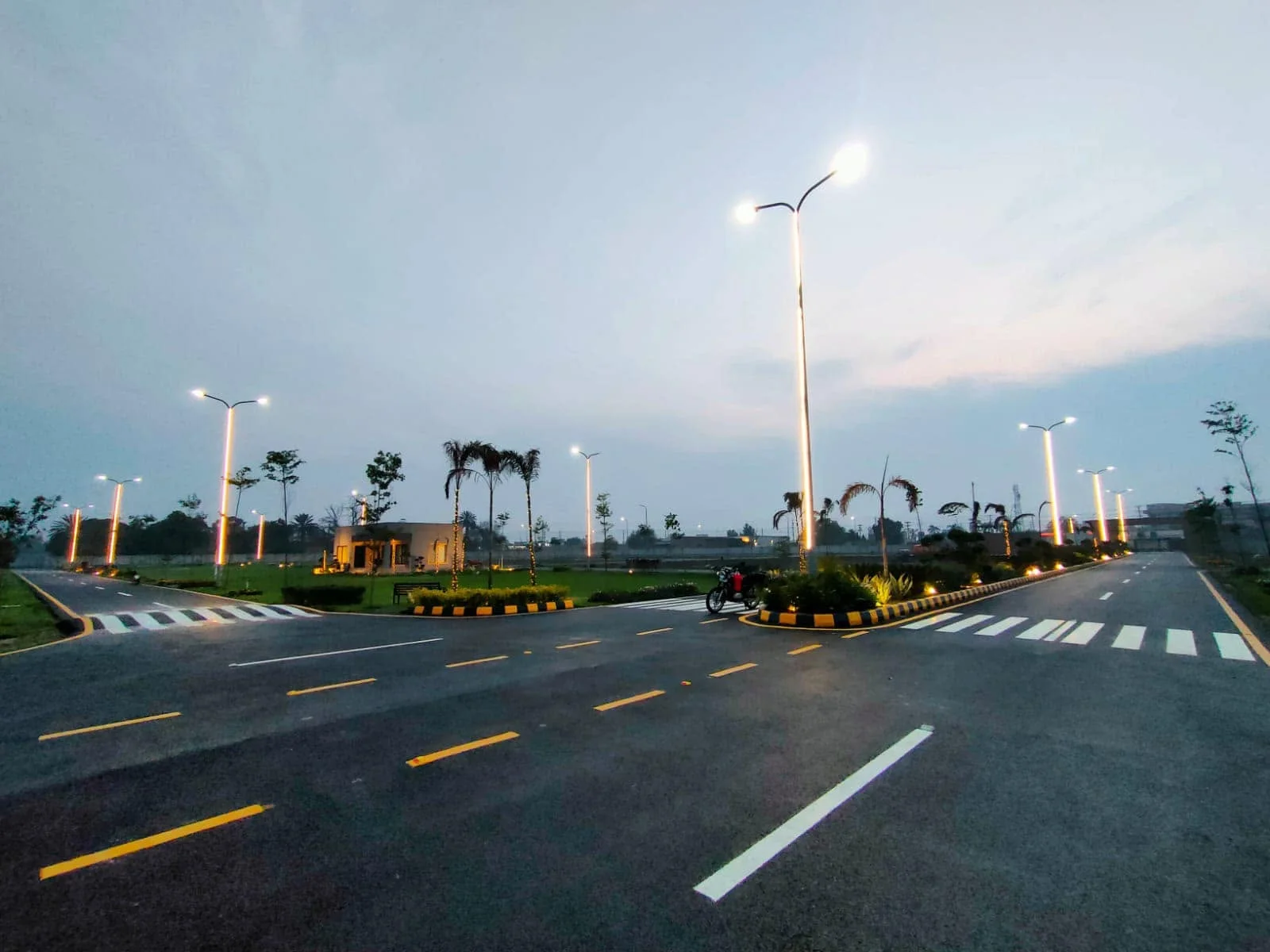 Pine Villas internal road view