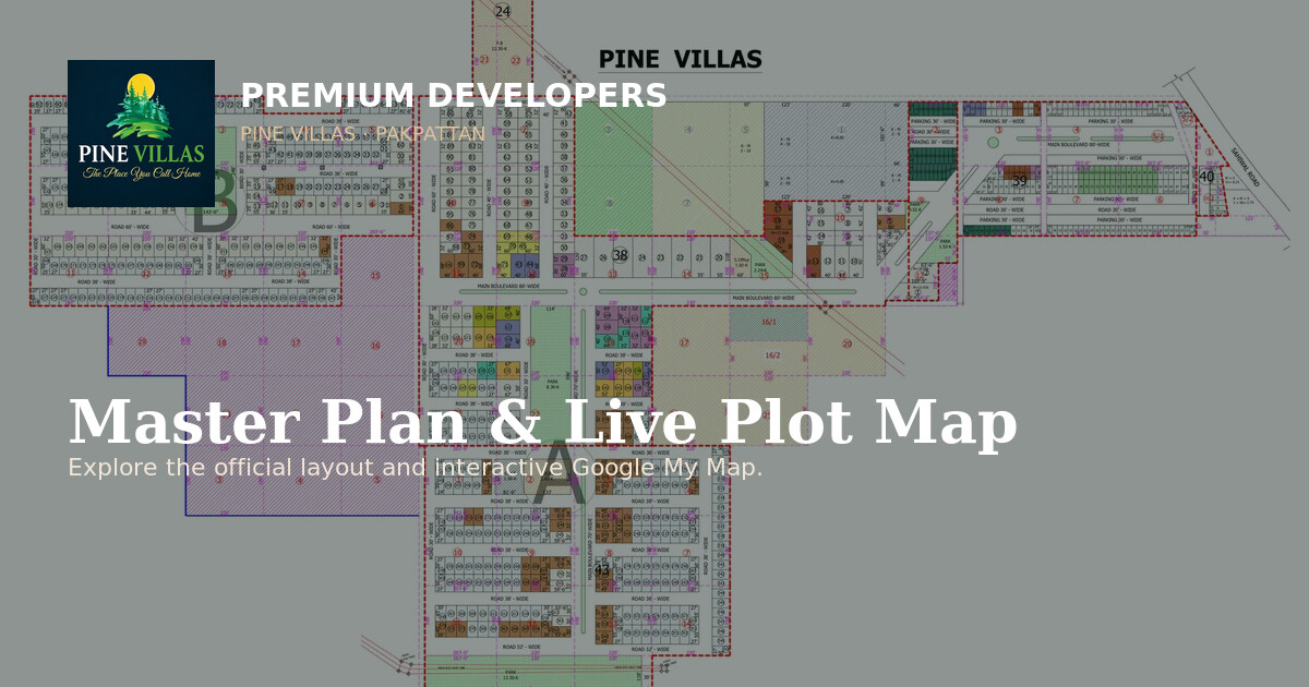 Pine Villas master plan